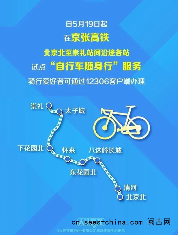 12306上线自行车随身行:88元1辆