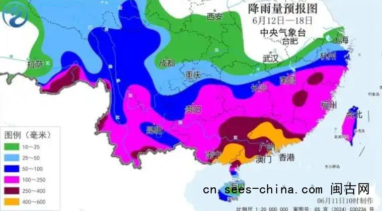 南方将进入强降雨集中期