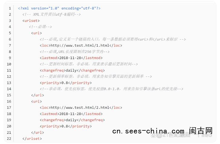SEO优化中的sitemap文件如何配置?
