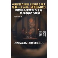 AI短剧《非妖哉》导演:1集成本1万，探索低成本影视的可能性边界